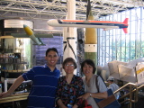 Group picture at the air and space museum